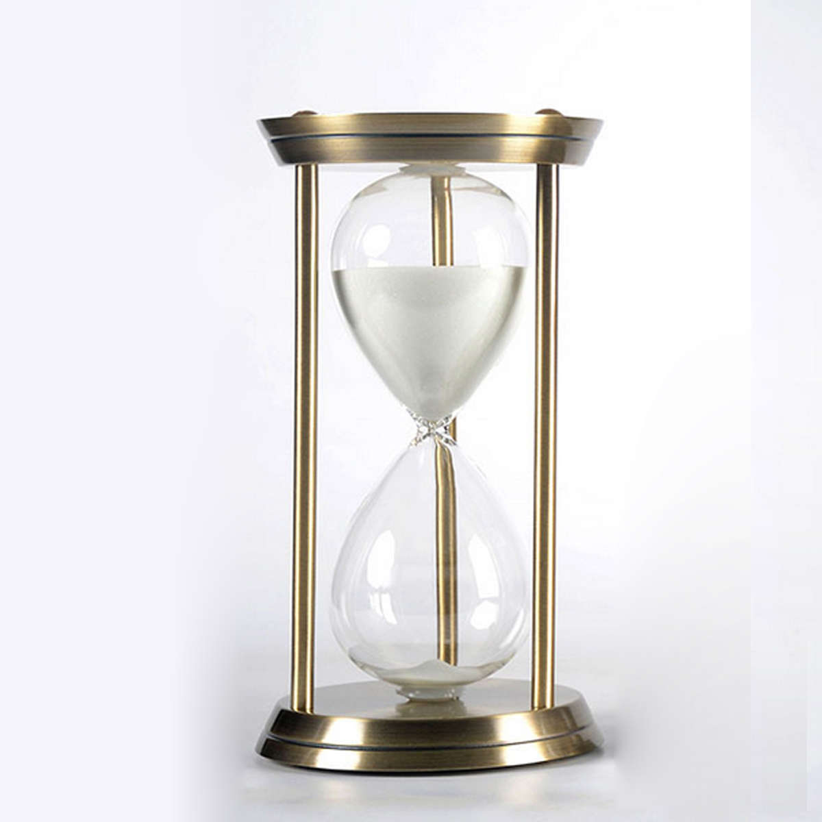 Metal Hourglass Timer Decoration Creative Birthday Business Gift Gold