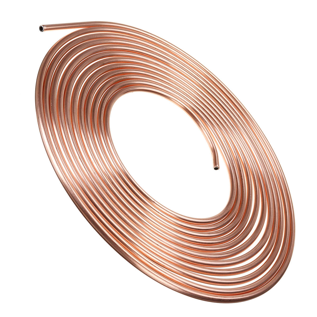 25ft Brake Pipe Copper Nickel Line 3/8'' Stainless Steel Transmission Brake Line Fuel Tubing
