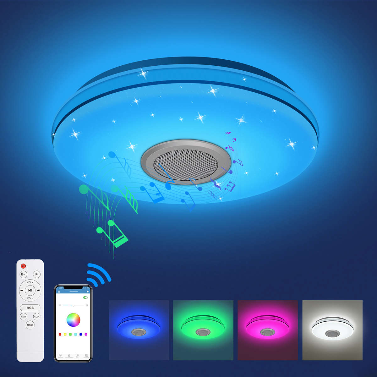 AC85-265V LED Ceiling Light Ultra-thin Modern Surface Mount Flush Panel Downlig