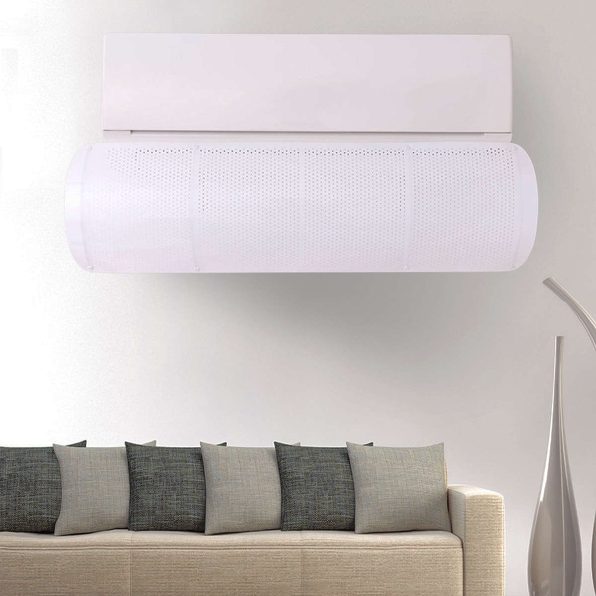 Air Conditioner Wind Shield Cold Wind Gas Deflector Tape Anti Direct Blowing