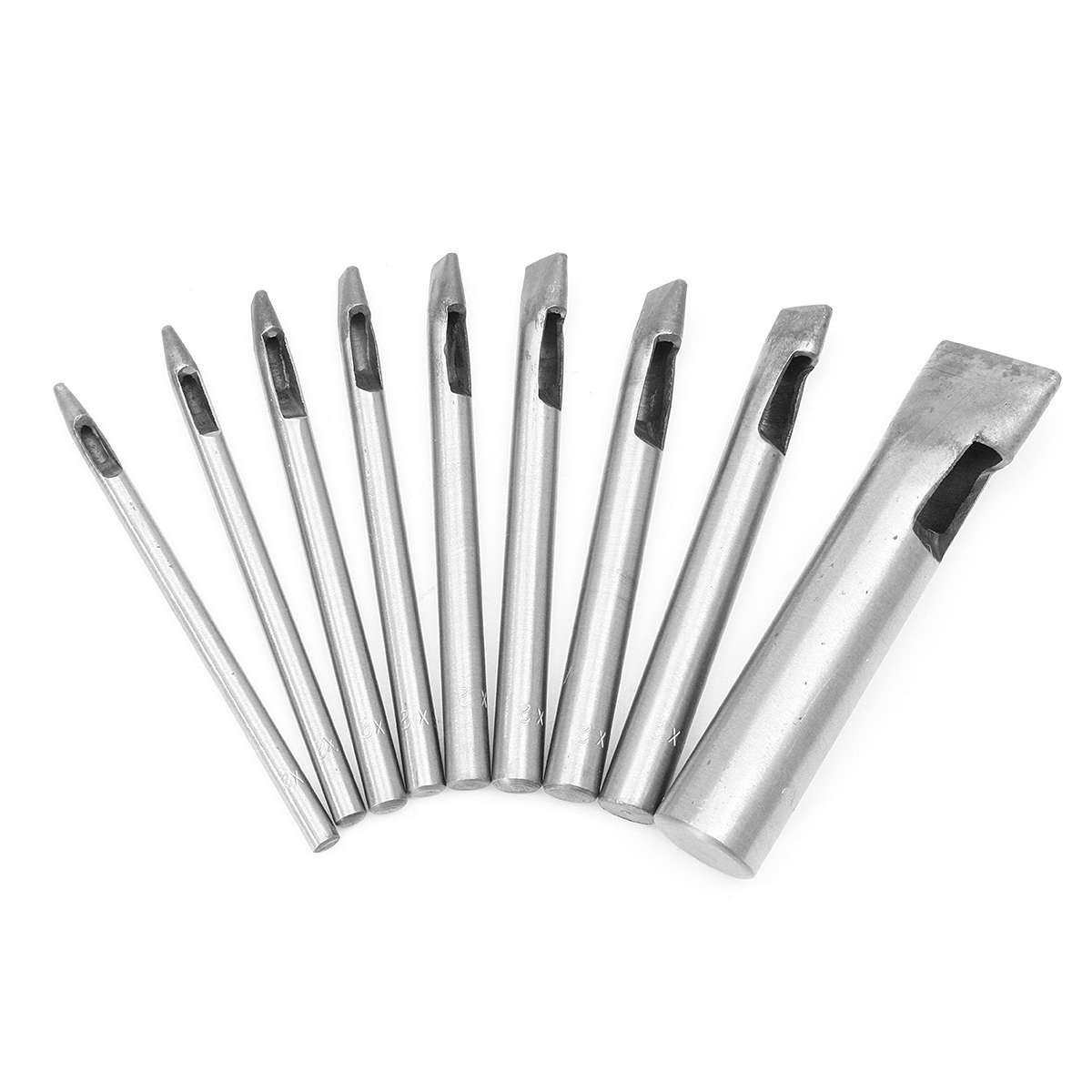 2mm Width Oval Shape Hole Punch Cutter Belt Hollow Leather Puncher (Size 4mm)