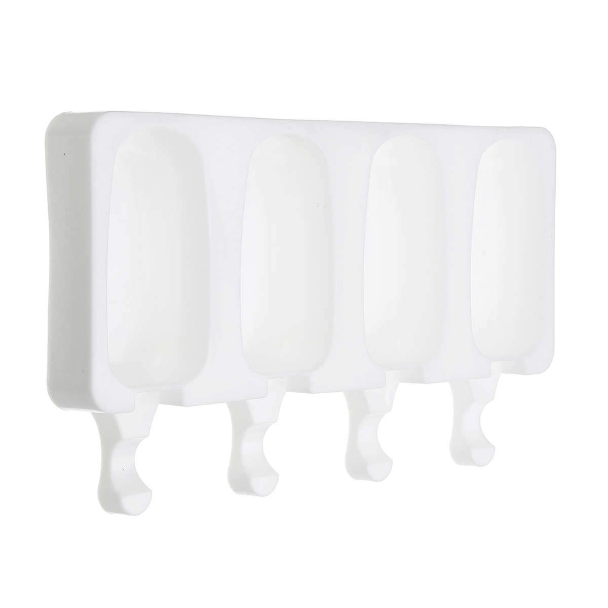 4 Cell Silicone Frozen Ice Cream Mold Juice Popsicle Maker Ice Lolly Pop Mould (SIZE 2 S)