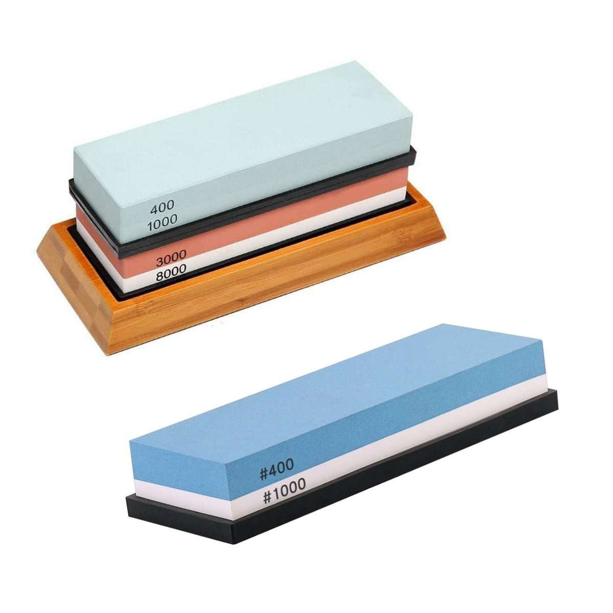 400/1000+3000/8000 / 400/1000 Grit Premium Whetstone Cut Sharpening Stone Sharpen Stone (Size 1#)