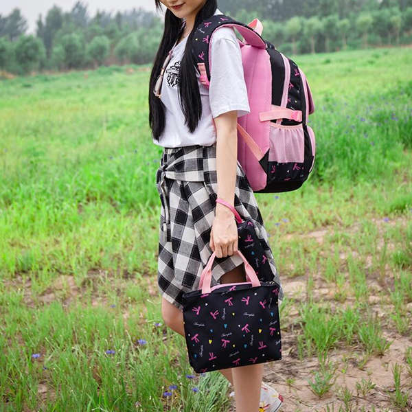 New 3 Pcs School Bag Shoulder Backpack Nylon Cross body Bags Camping Travel Hand