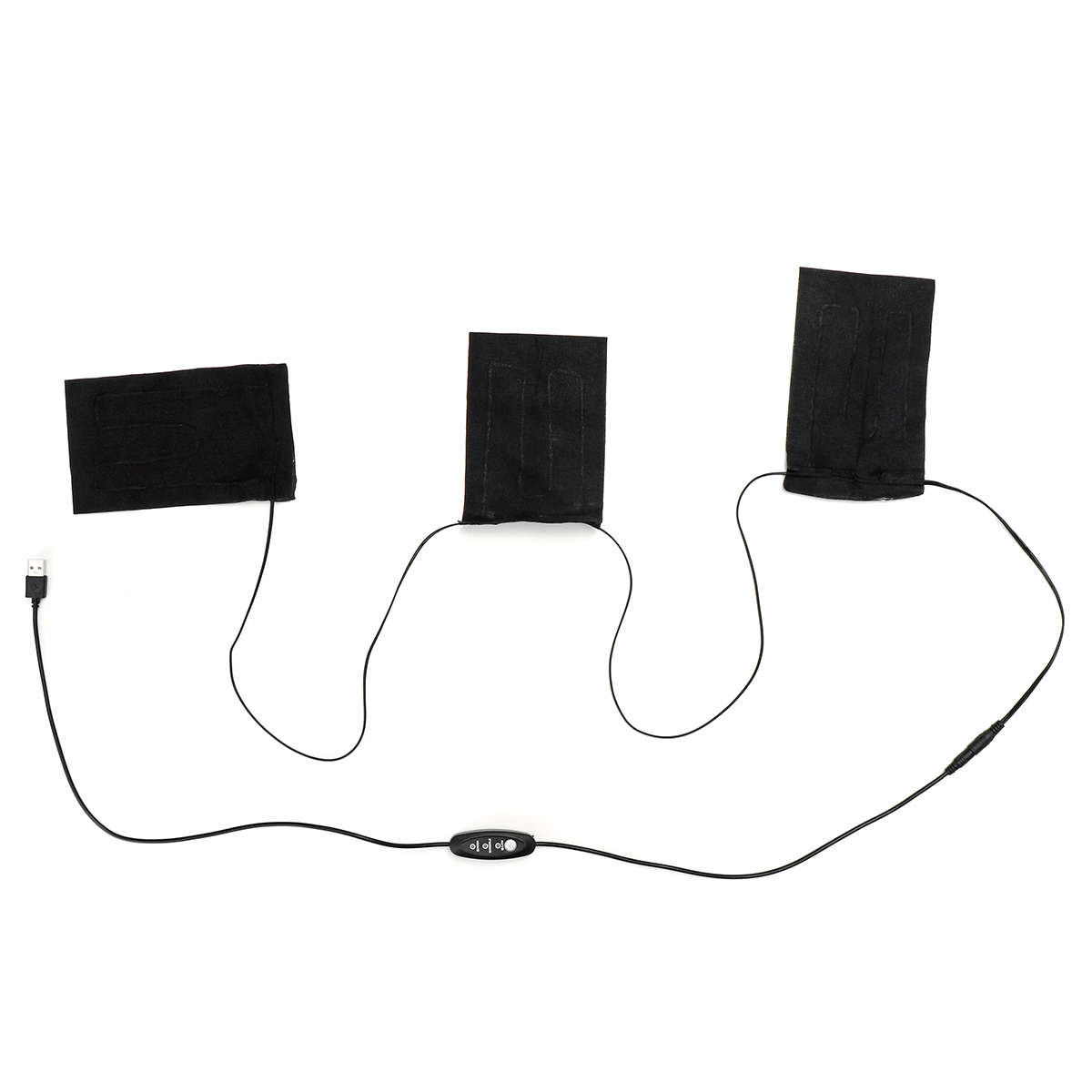 3 Gear USB Electric Heating Pads Thermal Vest Clothes Heated Mobile