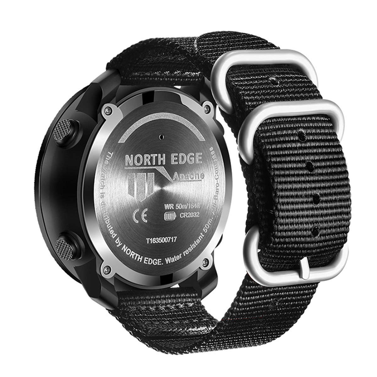 North Edge Apache 3 Waterproof Men's Military Sport Digital Barometer