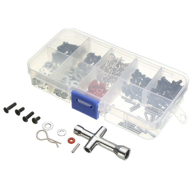 270PCS Set Screws Box Repair Tool Kit For HSP 1/10 RC Car Parts...