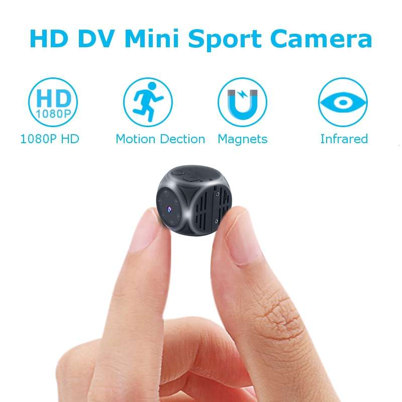 1920*1080P HD DV Mini Recorder FPV Camera FOV 140 Degree Built-in Battery Support 32G Micro SD Card