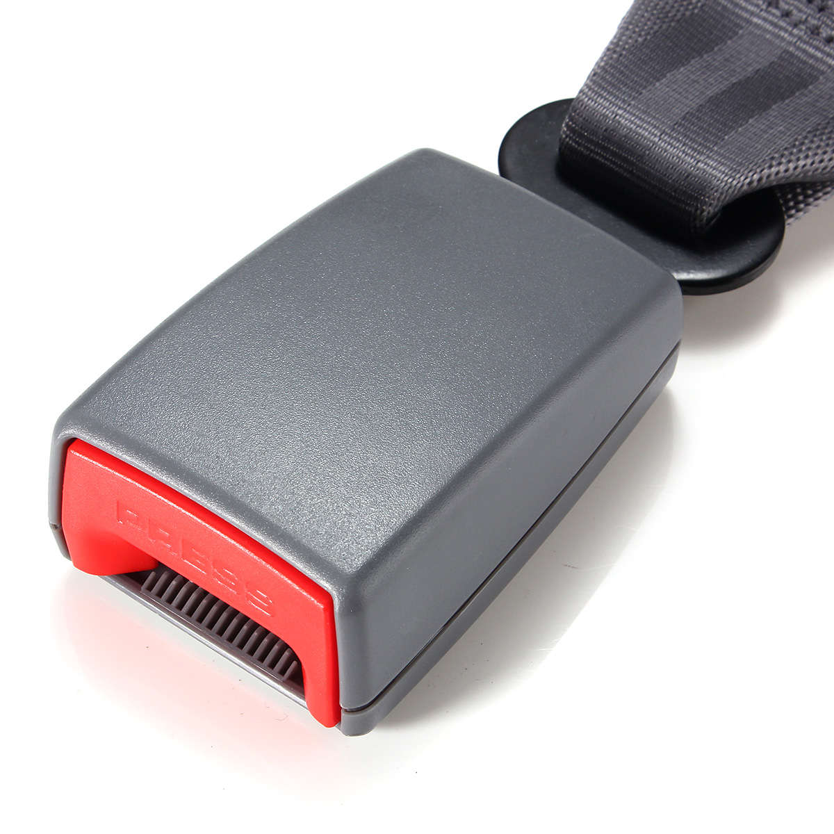 Universal 80cm Adjustable Car Seat Belt Extender Safety Seatbelt Extension Buckle Blac (Color Black)