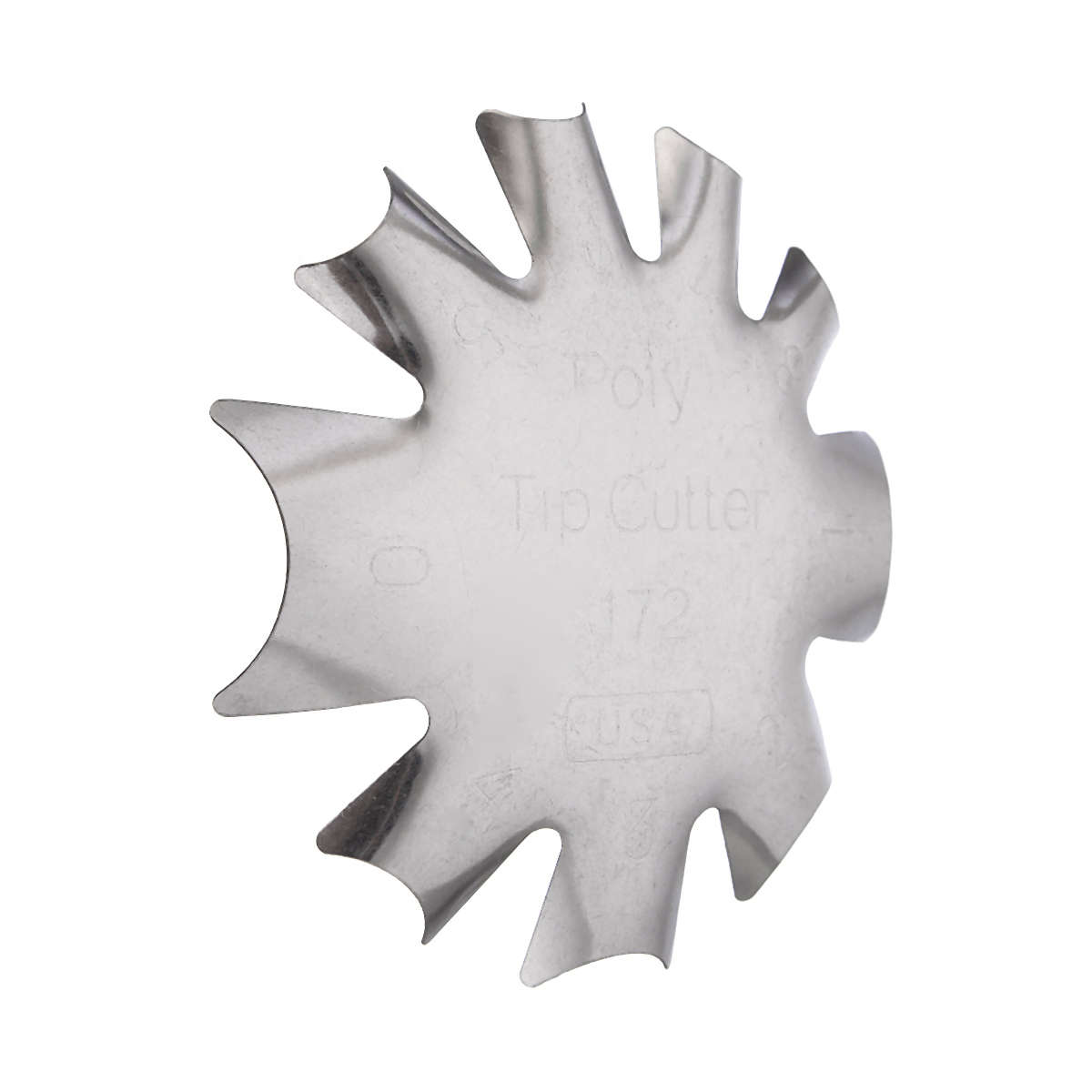 New 9 Sizes French Smile Line Cutter Nail Art Acrylic Stainless Steel Manicure E