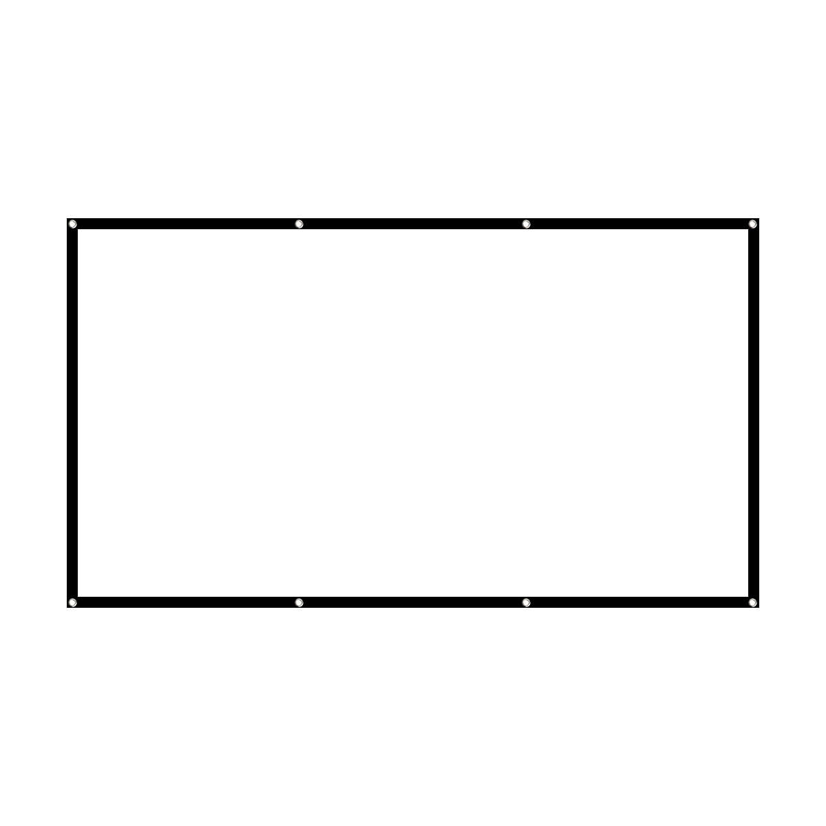 Home HD Screen 120 inch 16: 9 Projector Projection Screen Outdoor Portab