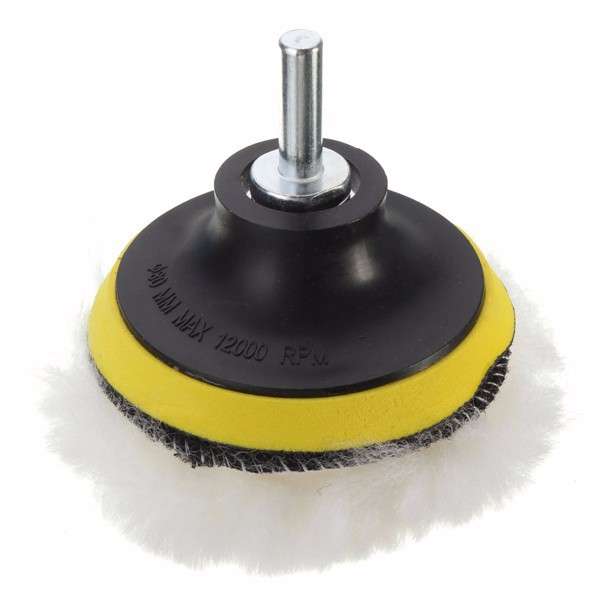 Drillpro 8Pcs 3 Inch Woolen Polishing/Buffing Pad Kit For Car Polisher