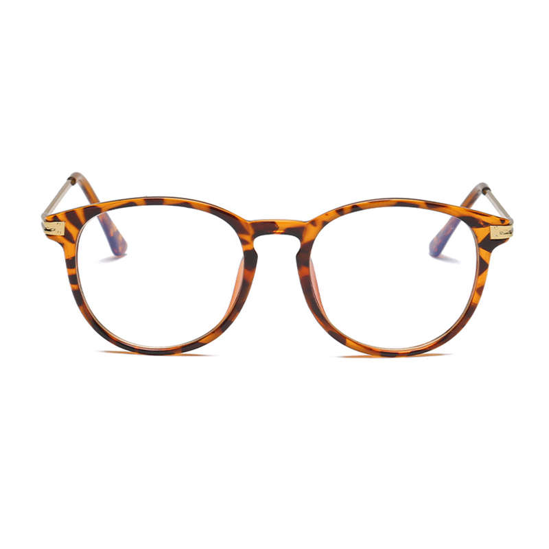 Anti-Radiation Eyeglasses Retro Frame Blue Light Blocking Glasses Optica...-(Color  Colorful border)
