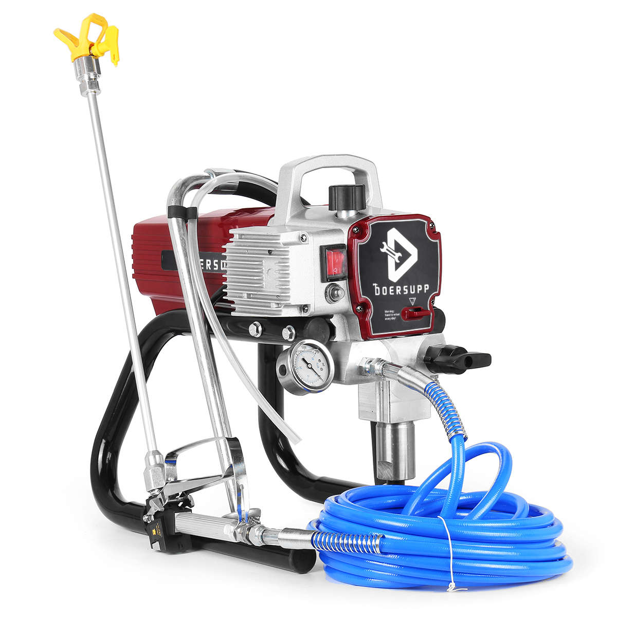 1800W High Pressure Electric Wall Airless Paint Sprayer Paint Machine Spray