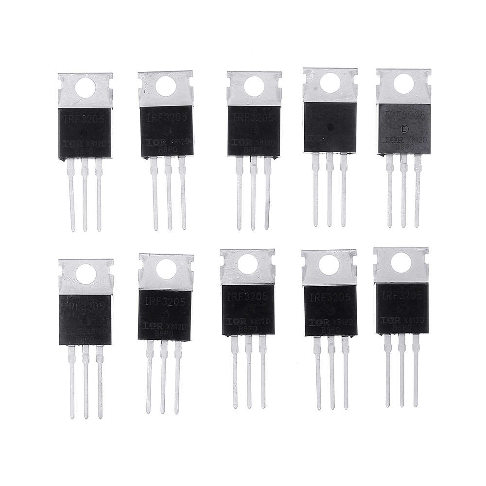 30Pcs IRF3205 IRF3205PBF MOSFET MOSFT 55V 98A 8mOhm 97.3nC TO-220 Transistor