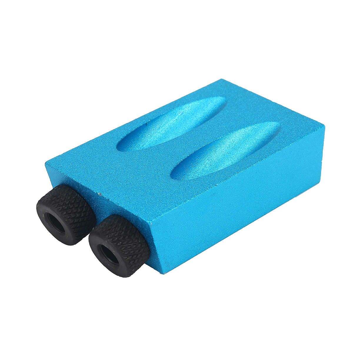 15 Degree Drilling Angle Pocket Hole Screw Jig Dowel Drill Joinery Kit Carpenters Woodw (Color Blue)