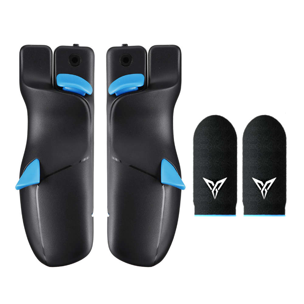 Flydigi Shadow Stinger Left Right Major Button Vice Trigger With 2Pcs Beehive 4 Finger Gloves Fps Sh