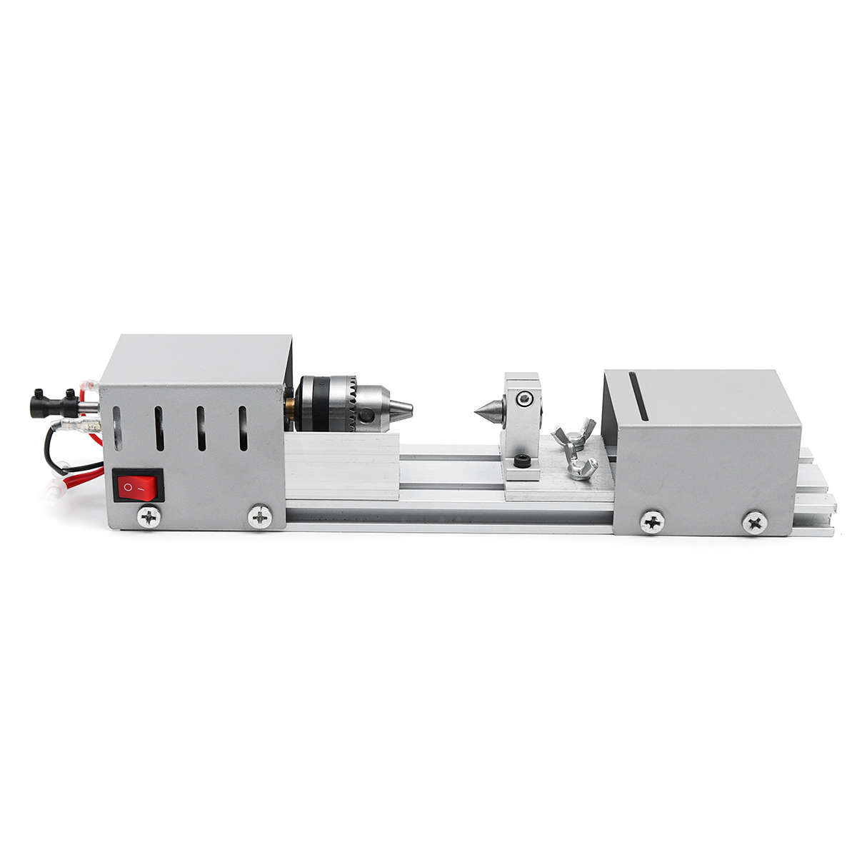 Mini Lathe Beads Machine Woodworking DIY Lathe Polishing Cutting Drill Wood Lathe Machine