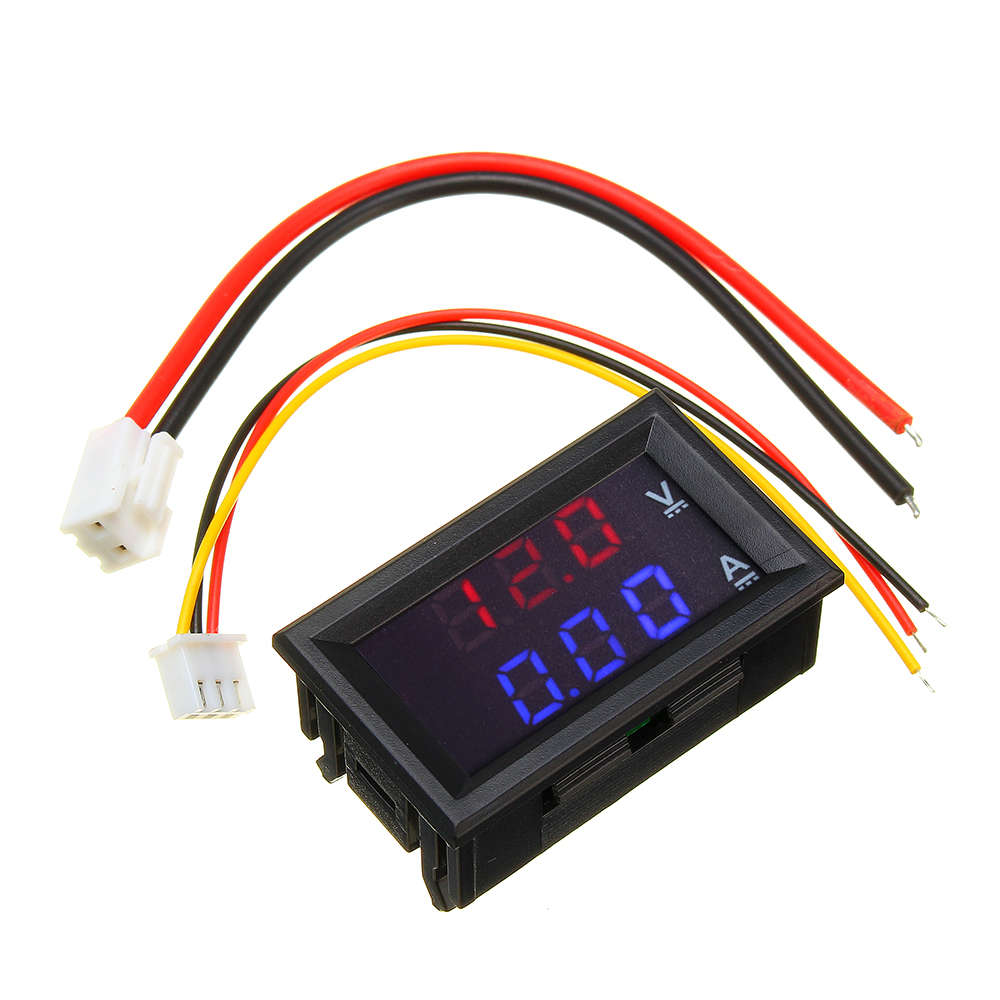 Mini Digital Voltmeter Ammeter DC 100V 10A Panel Amp Volt Voltage Current