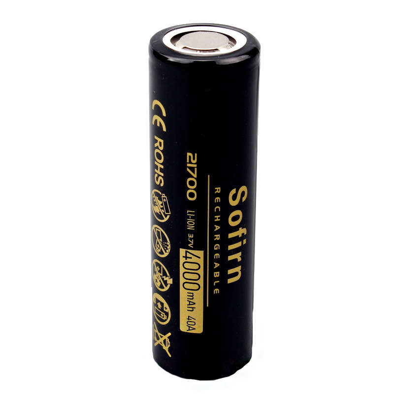 2Pcs Sofirn 3.7V 40A 4000mAh 21700 Battery Lithium Ion Battery Rechargeable Batterry Li-ion Bat