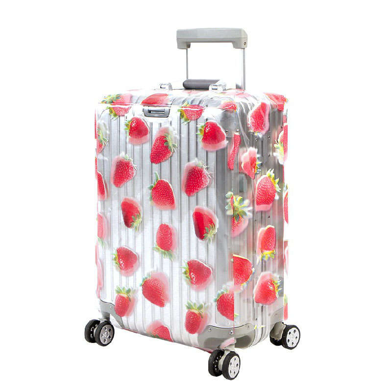 New Honana PVC Transparent Clear Waterproof Luggage Cover Trolley Case Cover Durable Suitcase