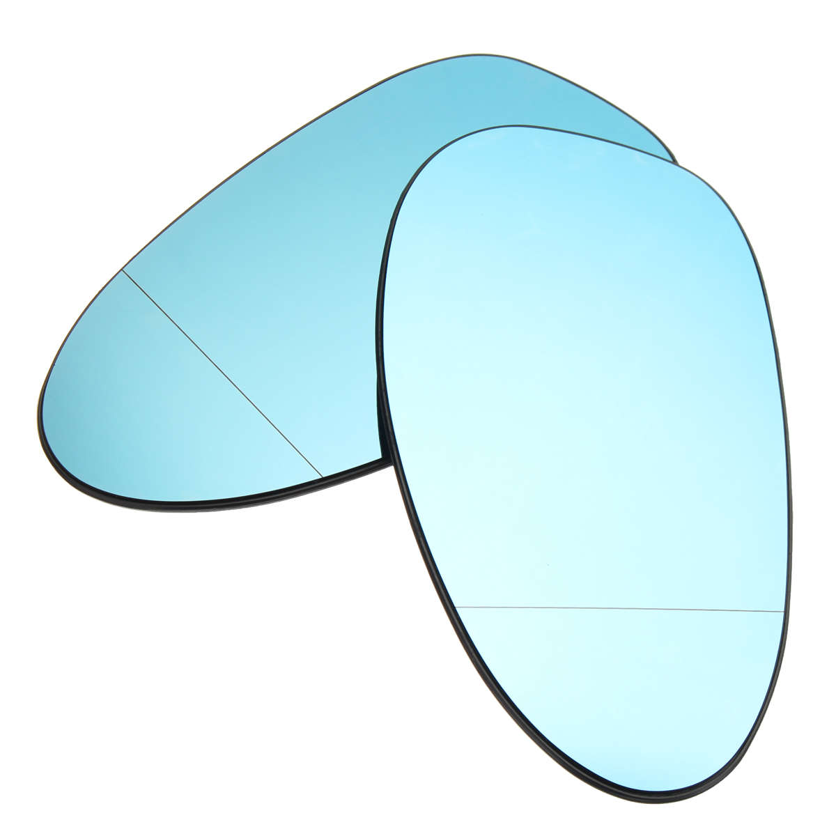 Left+Right Wide Angle Car Heated Side Mirrors Door Wing Mirror Glass for