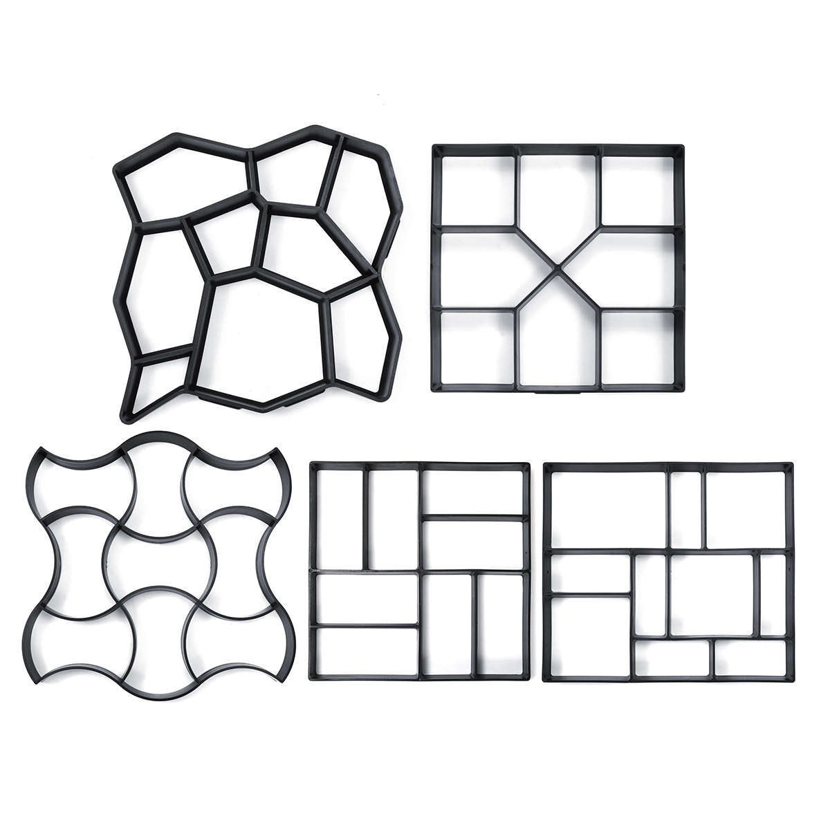 New DIY Concrete Paving Pavement Mould Mold Gardens Balconies Villas Path Walk Maker Gement Br