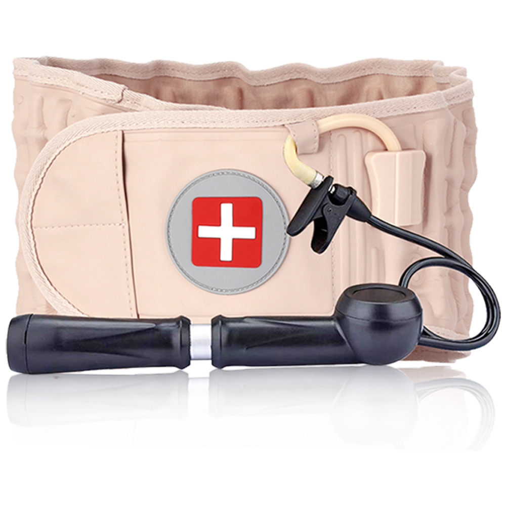 Back Decompression Waist Belt Back Massager Back Pain Relief Lumbar Inflatable Traction Belt Air Wai