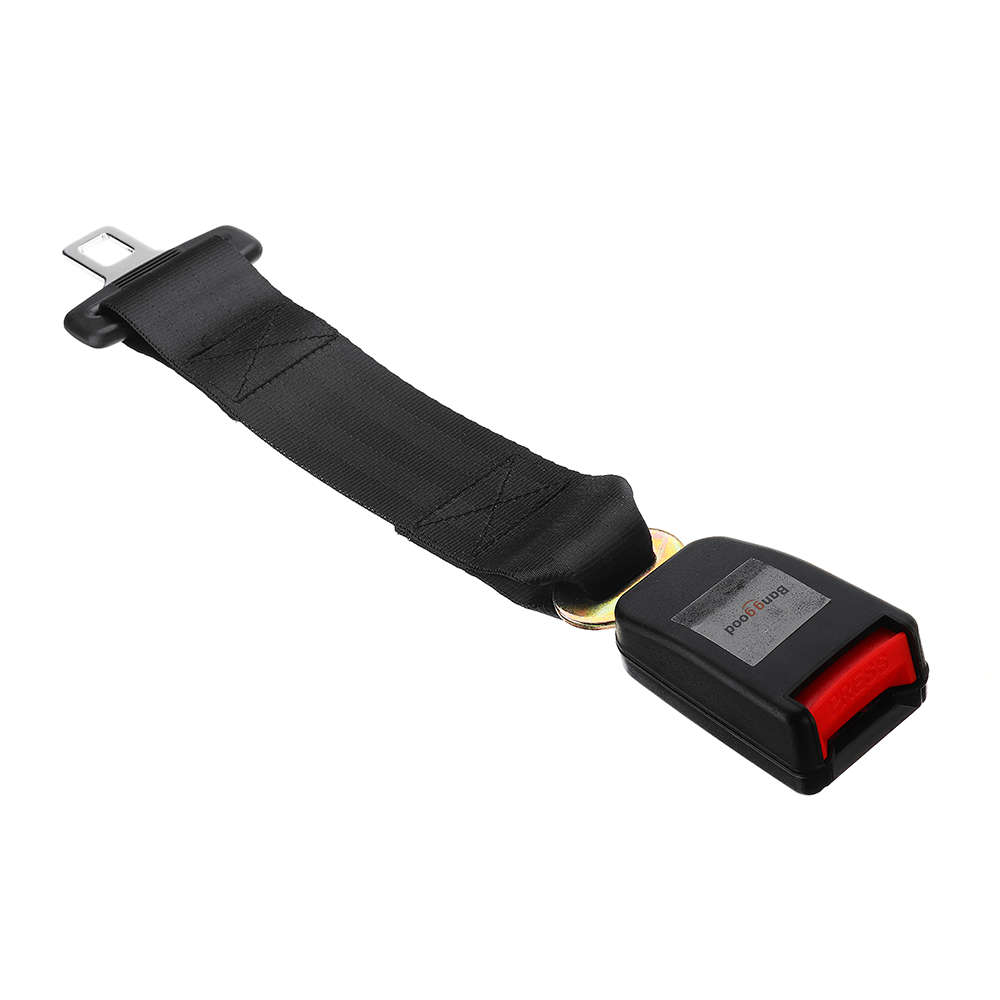 Universal 1Pcs Universal 14 Inch Car Seat Safety Belt Extension Black Buckle