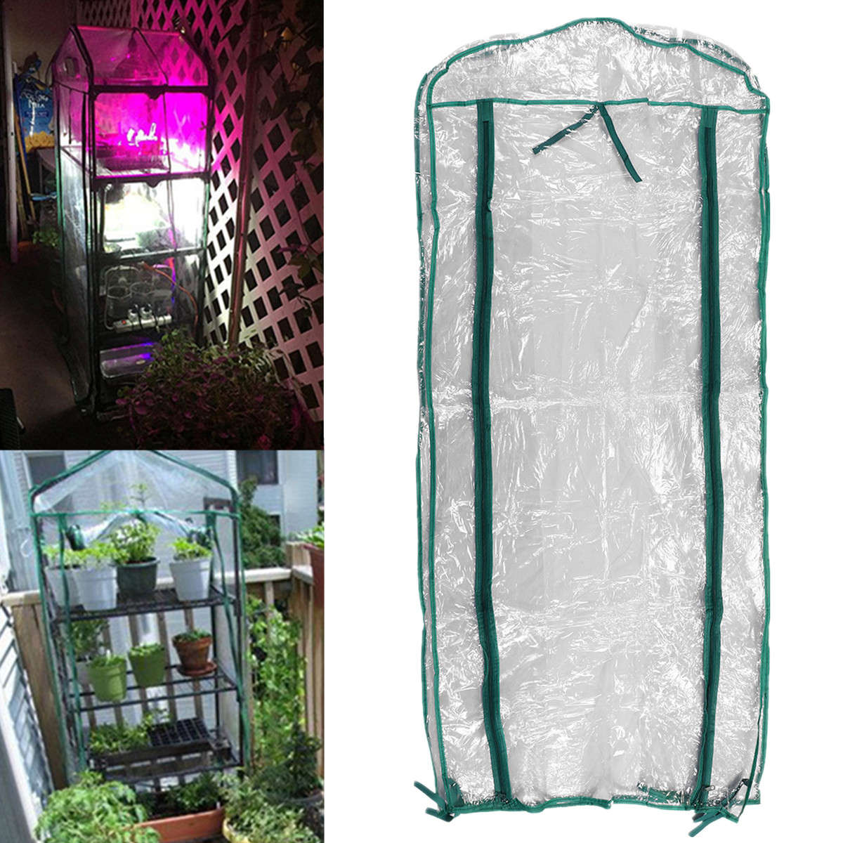 New 6949160cm Garden Green House Mini Portable Outdoor Warm Greenhouse Cover Flower Plants Gar