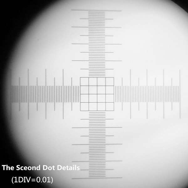 0.01mm Microscope Stage Micrometer Cross Dot Microscope Calibration Ruler Slides