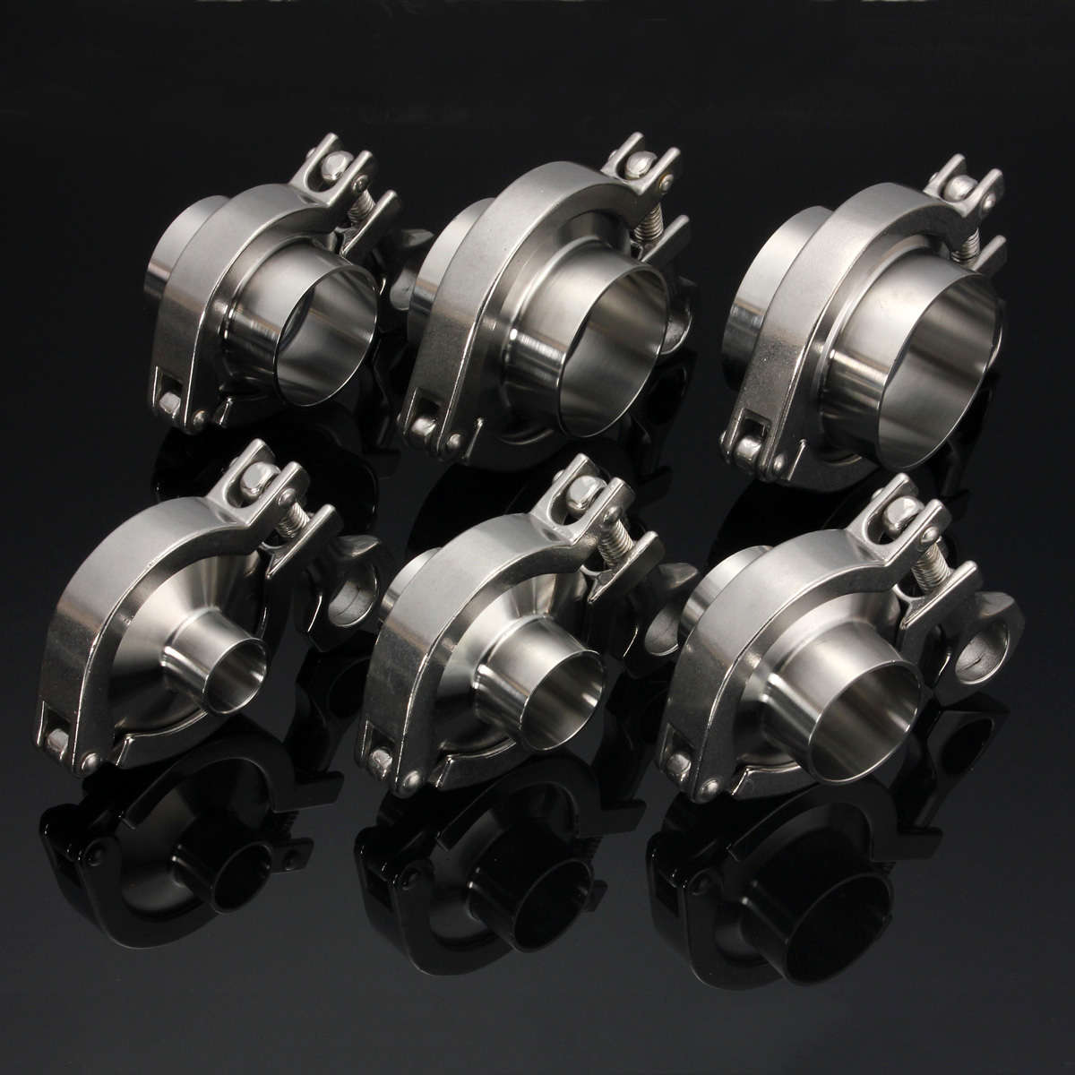 19/25/32/38/45/50mm Sanitary Pipe Weld Ferrule Set Gasket Tri Clamp OD (Size 50mm)