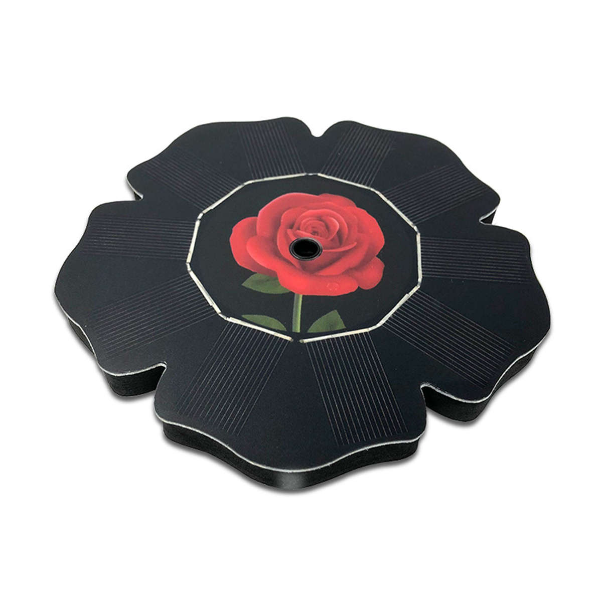 Solar Bird Bath Fountain Pump Solar Water Floating Leaf Pump Fountain Pond Bird Bath Fish Tank...