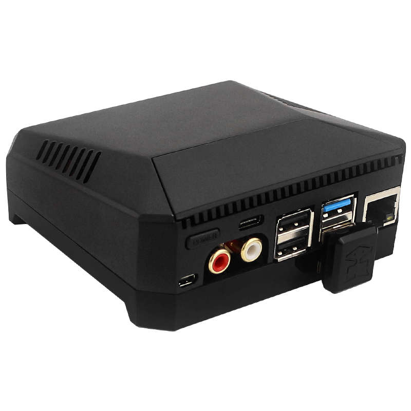 Catda Raspberry Pi 4B Argon ONE M.2 Expansion Board USB3.0 to SATA Connected to SSD Solid State Driv