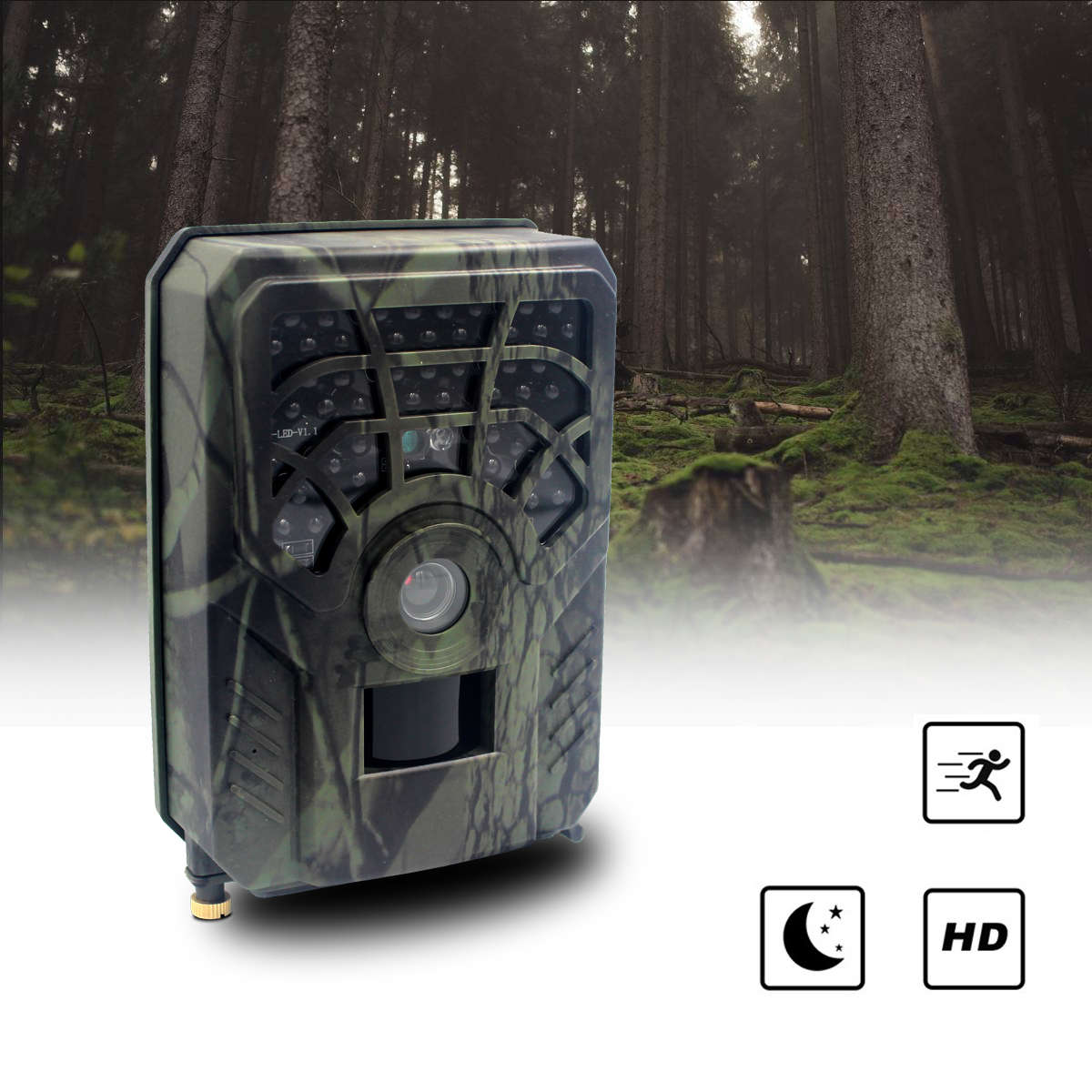 ZANLURE PR300C 1280x720P HD Hunting Camera Waterproof Animal Trail Camera Infra