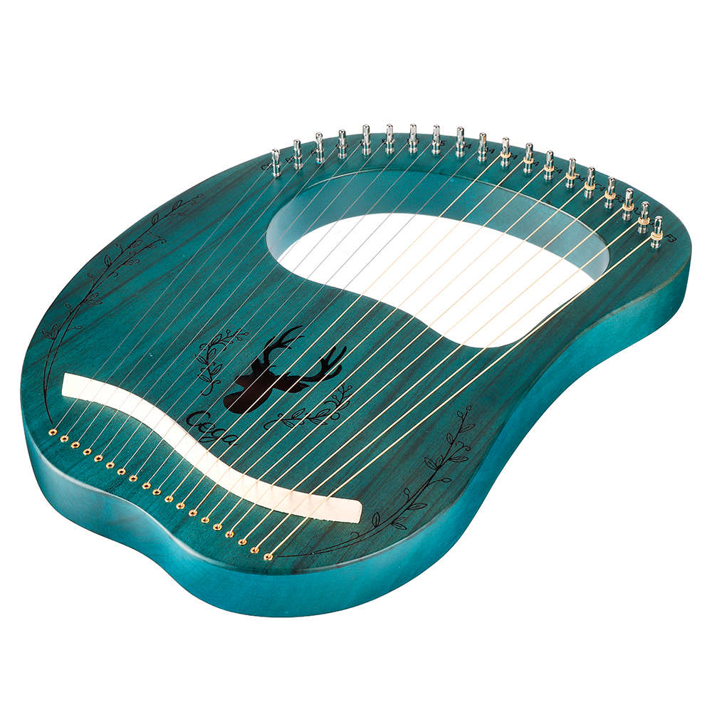 Cega 19 Tone Lyar Portable Mahogany Harp