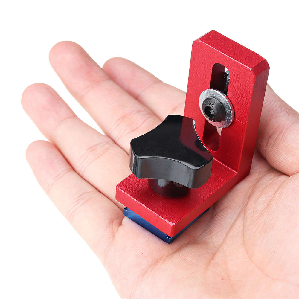 Fixed T-Slot Miter Track Stop Chute Stopper 30/45 Manual Woodworking DIY Tools (Size 30)