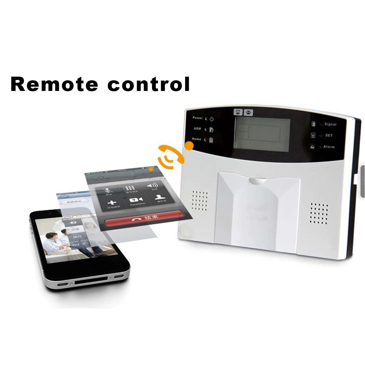 GSM Wireless LCD Home Burglar Alarm System SOS Motion Door Window Sensor Security System