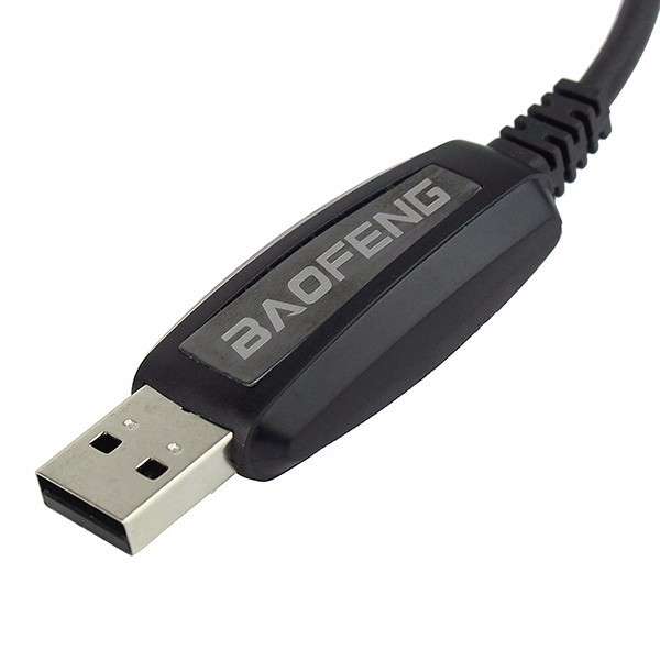 New USB Programming Data Cable + CD software for Baofeng  BF-A58 BF-97