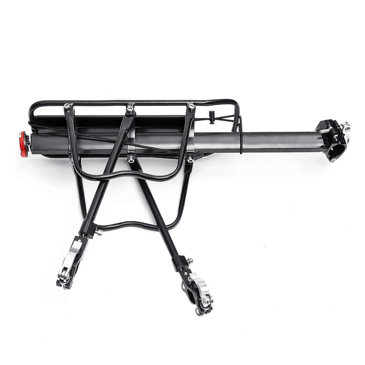 BIKIGHT Aluminum Alloy Bike Bicycle Rear Rack Bracket 50KG Load Quick Release Cycling Luggage Rack