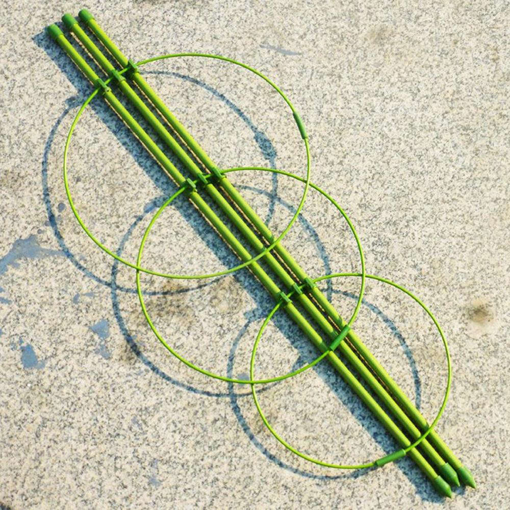 45cm Climbing Vine Rack Plastic Coated Iron Plant Support Frame Garden Balcony Plant Flower Trellis