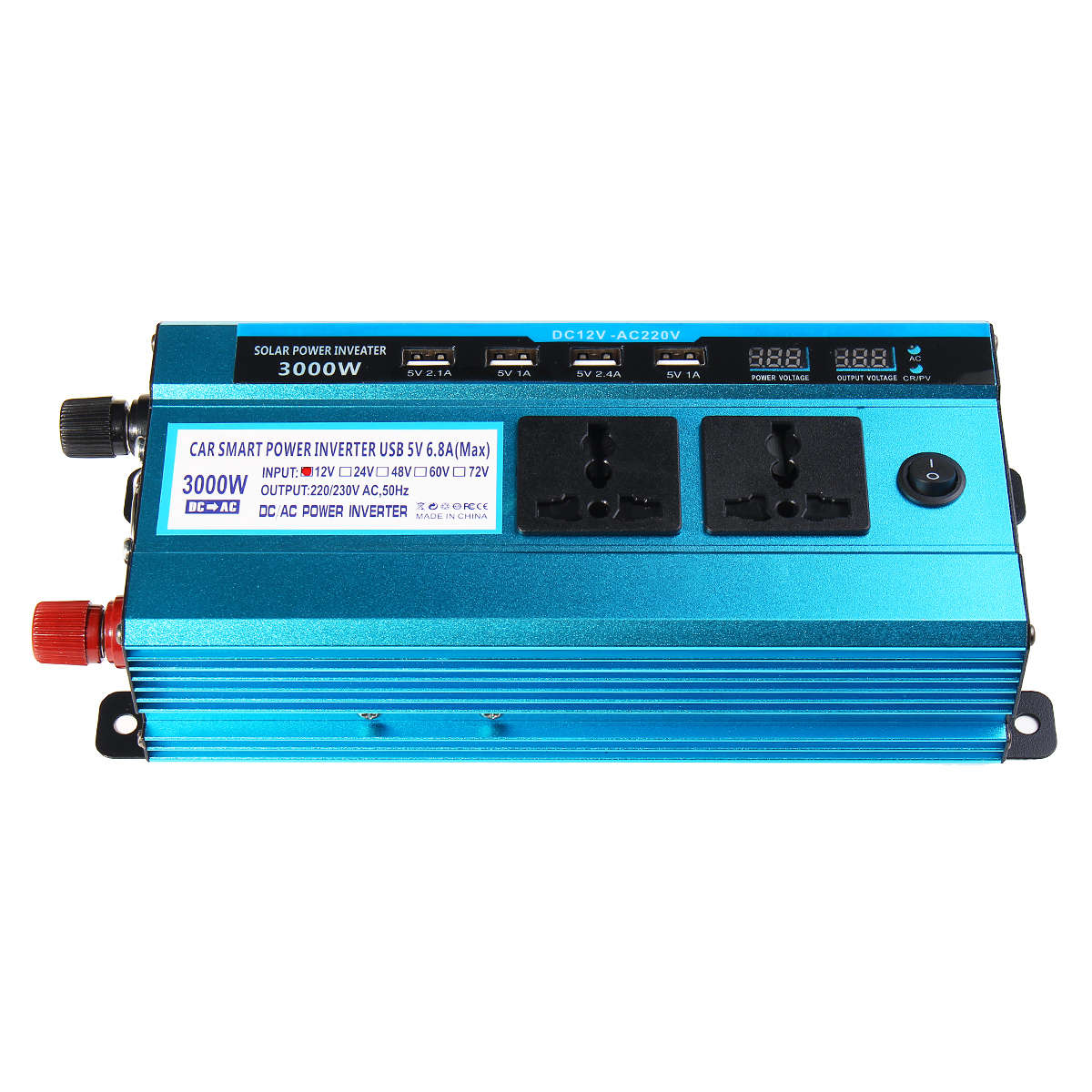 3000W Dual Display Peak Solar Power inverter inverter Modified Sine Wave Inverter