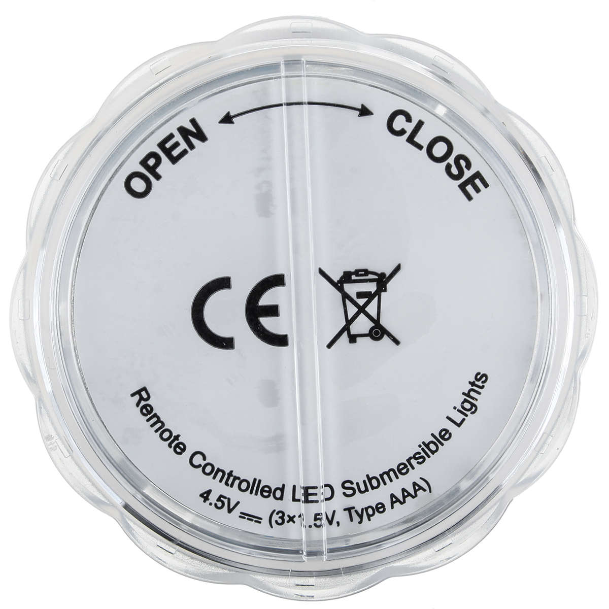 4PCS Multicolor Infrared LED Submersible Swimming Pool Light Remote