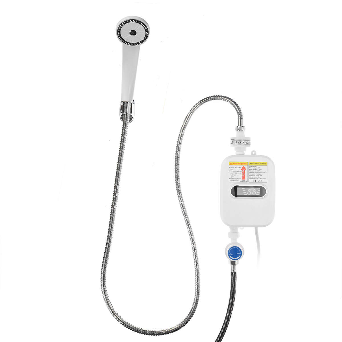 3500W Mini Instant Electric Tankless Hot Water Heater Shower Bathroom Faucet