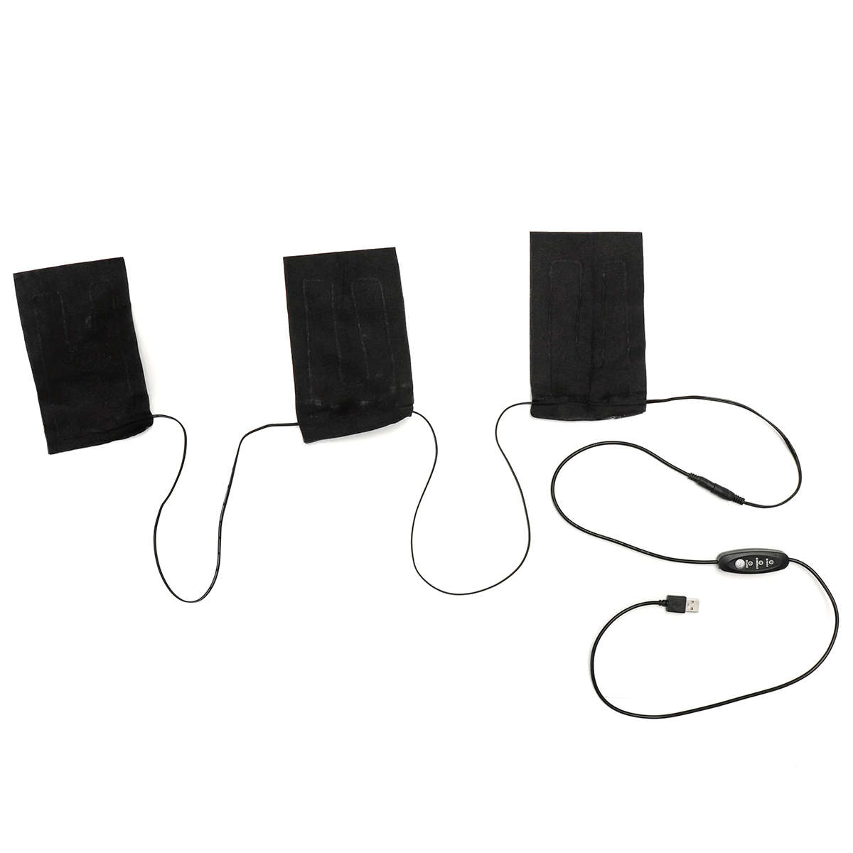 3 Gear USB Electric Heating Pads Thermal Vest Clothes Heated Mobile