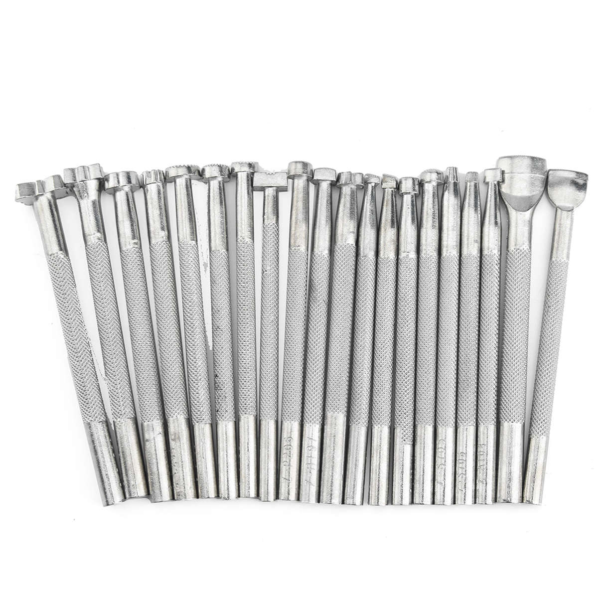 20 pcs Leather Working Saddle Leather Craft Carve Stamps Making DIY Tools