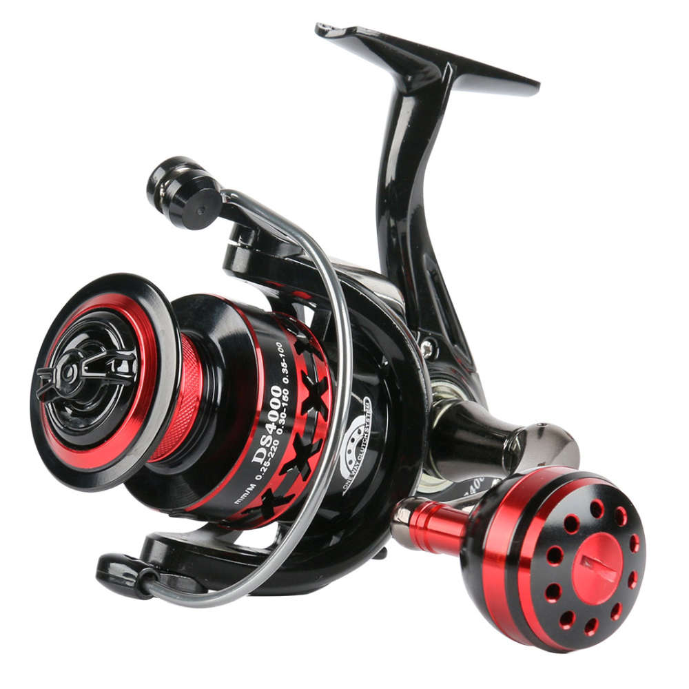 DEUKIO DS2000-7000 5.0:1 2+1BB Fishing Reel 13kg Max Drag High Speed CNC Full M