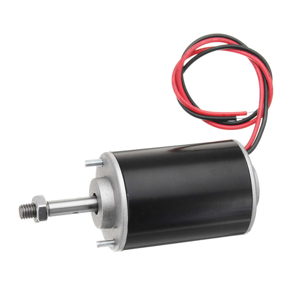 12/24V 30W High Speed Permanent Magnet Mute Metal DC Motor CW/CCW For DIY Generator (Voltage 12V)
