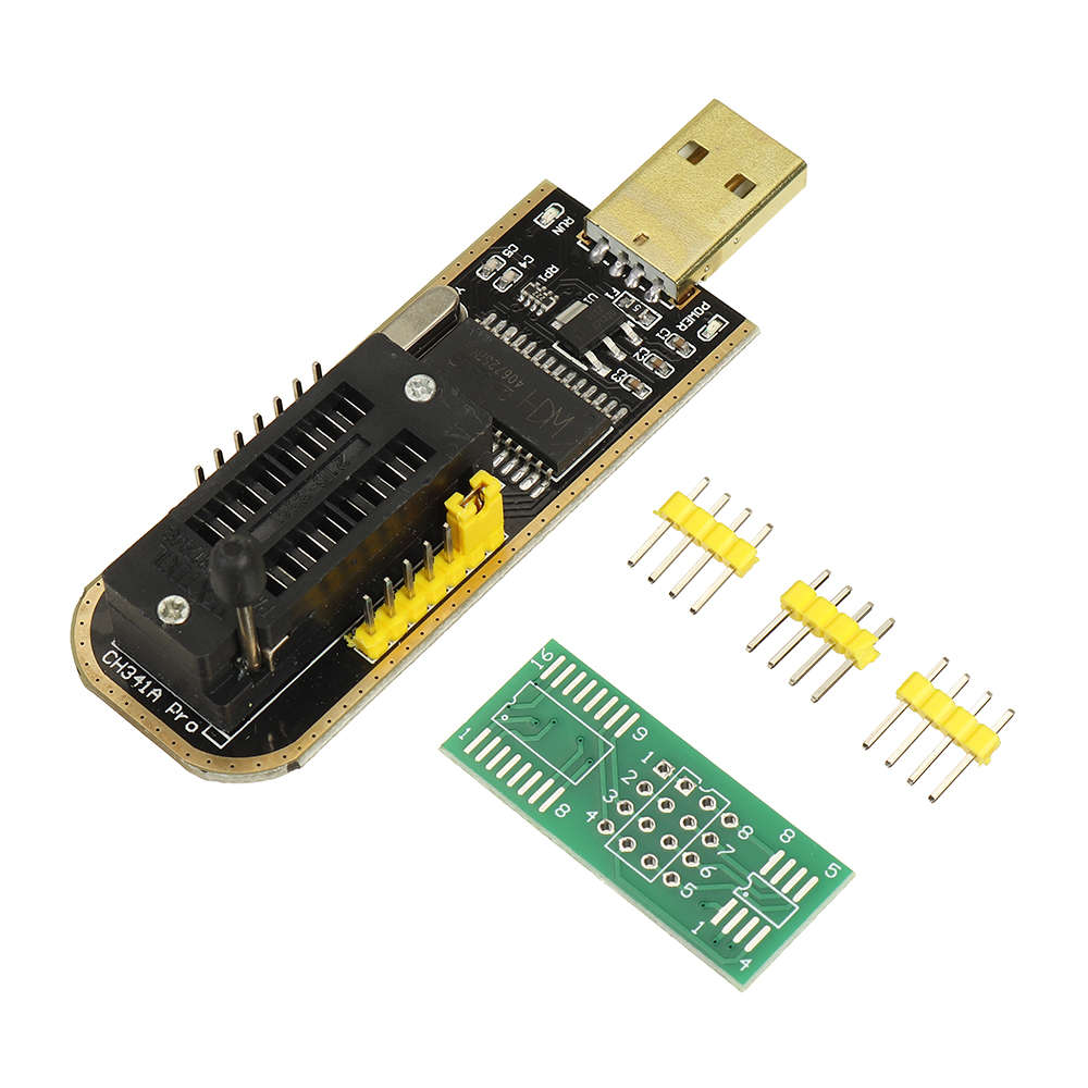 CH341A 24 25 Series EEPROM Flash BIOS USB Programmer Module SOIC8 SOP8 Test Cli