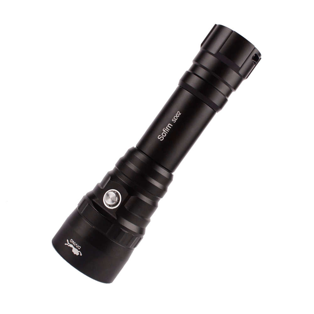 Sofirn SD02 Professional Diving Flashlight 18650 Powerful Dive Light XPL 1050lm LED Lamp Underwater